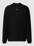 HUGO Sweatshirt mit Label-Detail Modell 'Daposo' in Black, Größe M