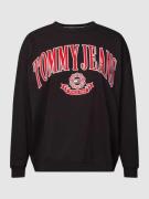 Tommy Jeans Curve PLUS SIZE Sweatshirt mit Logo-Stitching Modell 'VARS...