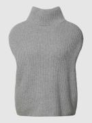 OPUS Strickpullover mit Turtleneck Modell 'Palisa' in Hellgrau Melange...