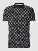 JOOP! Collection Regular Fit Poloshirt mit Allover-Logo-Print Modell '...