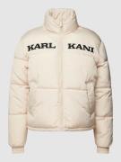 KARL KANI Steppjacke mit Eingrifftaschen in Beige, Größe M