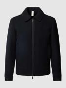 SELECTED HOMME Jacke aus woll-Mix mit Umlegekragen in Black, Größe L