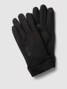 JOOP! Collection Handschuhe mit Label-Detail Modell 'i-Touch' in Black...