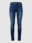 Blue Monkey Skinny Fit Jeans mit Stretch-Anteil Modell 'Manie' in Blau...