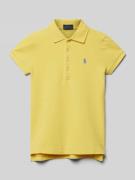 Polo Ralph Lauren Teens Poloshirt mit Label-Stitching in Hellgelb, Grö...