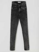 Blue Effect Slim Fit High Waist Jeans mit Stretch-Anteil in Black, Grö...