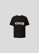 Kenzo T-Shirt mit Label-Print in Black, Größe S