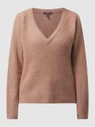 Esprit Collection Pullover mit Woll-Anteil in Altrosa, Größe M