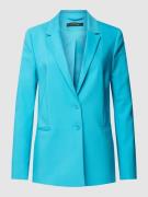 comma Blazer mit Reverskragen in Aqua, Größe 36