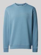 Blend Sweatshirt mit Label-Print in Hellblau, Größe XL