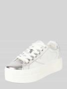 Buffalo Plateau-Sneaker mit Label-Details Modell 'PAIRED GLAM' in Silb...