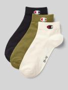 CHAMPION Socken mit Logo-Detail Modell 'QUARTER SOCKS' im 3er-Pack in ...