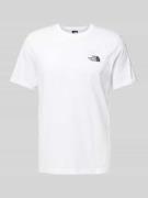 The North Face T-Shirt mit Label-Print in Weiss, Größe M