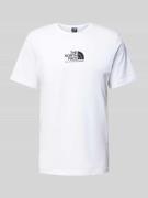 The North Face T-Shirt mit Label-Print in Weiss, Größe S