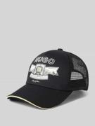 HUGO Trucker Cap mit Label-Motiv-Print Modell 'Kody' in Black, Größe O...