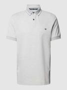 Christian Berg Men Regular Fit Poloshirt mit Logo-Print in Hellgrau Me...