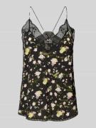 Zadig & Voltaire Blusentop mit floralem Print Modell 'CHRISTY' in Blac...