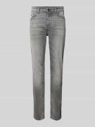 BOSS Orange Tapered Fit Jeans im 5-Pocket-Design Modell 'TABER' in Mit...