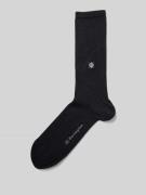 Burlington Socken mit Label-Schriftzug Modell 'Boston' in Black, Größe...