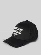 Emporio Armani Basecap mit Label-Stitching in Black, Größe One Size