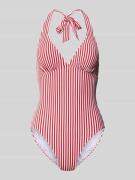 Esprit Badeanzug mit Neckholder Modell 'SILVANCE BEACH' in Rot, Größe ...