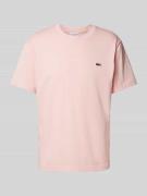 Lacoste T-Shirt mit Rundhalsausschnitt Modell 'BASIC' in Rosa, Größe S