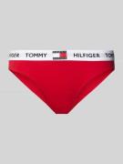 TOMMY HILFIGER Slip mit Label-Bund in Rot, Größe XS