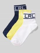 Lauren Ralph Lauren Socken mit Label-Print im 3er-Pack in Gelb, Größe ...