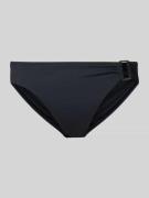 Lauren Ralph Lauren Bikini-Hose mit Label-Applikation in Black, Größe ...