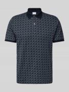 Selected Homme Slim Fit Poloshirt mit Allover-Muster Modell 'JAY' in M...