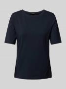 More & More T-Shirt im unifarbenen Design in Marine, Größe 34