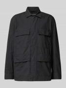 Marc O'Polo Hemdjacke mit Pattentaschen in Black, Größe S