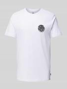 Rip Curl T-Shirt mit Label-Print Modell 'WETSUIT' in Weiss, Größe S