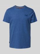 Superdry T-Shirt in Melange-Optik Modell 'Vintage Logo' in Royal Melan...