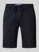 MAC Regular Fit Shorts mit Tunnelzug in Marine, Größe 30