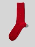 Burlington Socken mit Label-Schriftzug Modell 'Lord' in Rot, Größe 40/...