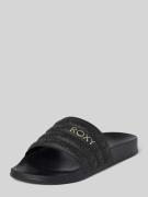 Roxy Sandale mit Label-Details in Black, Größe 36