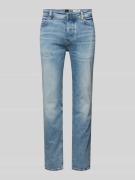 BOSS Orange Tapered Fit Jeans im 5-Pocket-Design Modell 'TABER' in Hel...
