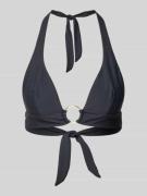 Guess Bikini-Oberteil in unifarbenem Design in Black, Größe XS