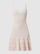 Ted Baker Kleid mit Lochmuster Modell 'Ambyr' in Hellrosa, Größe 40