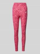 ADIDAS SPORTSWEAR Leggings mit Animal-Print in Pink, Größe XS