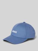 BOSS Basecap mit Label-Stitching Modell 'Zed' in Blau, Größe One Size
