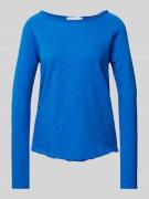 Rich & Royal Longsleeve mit U-Boot-Ausschnitt in Royal, Größe XS