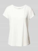 Christian Berg Woman T-Shirt mit Paillettenbesatz in Offwhite, Größe 3...