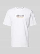 Dickies T-Shirt mit Label-Print Modell 'PARK' in Weiss, Größe L