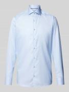 Eterna Slim Fit Business-Hemd mit Haifischkragen in Bleu, Größe 39