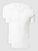 Jockey T-Shirt aus Baumwolle im 2er-Pack in Weiss, Größe S