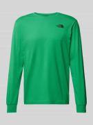 The North Face Longsleeve mit Label-Print Modell 'REDBOX' in Gruen, Gr...