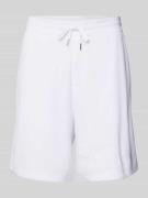 ARMANI EXCHANGE Regular Fit Sweatshorts mit Label-Print in Weiss, Größ...