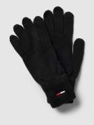 Tommy Jeans Handschuhe mit Label-Stitching in Black, Größe One Size